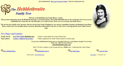 Desktop Screenshot of hebblethwaites.net